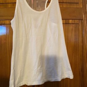 White/lace tank top